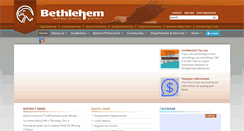 Desktop Screenshot of bethlehemschools.org